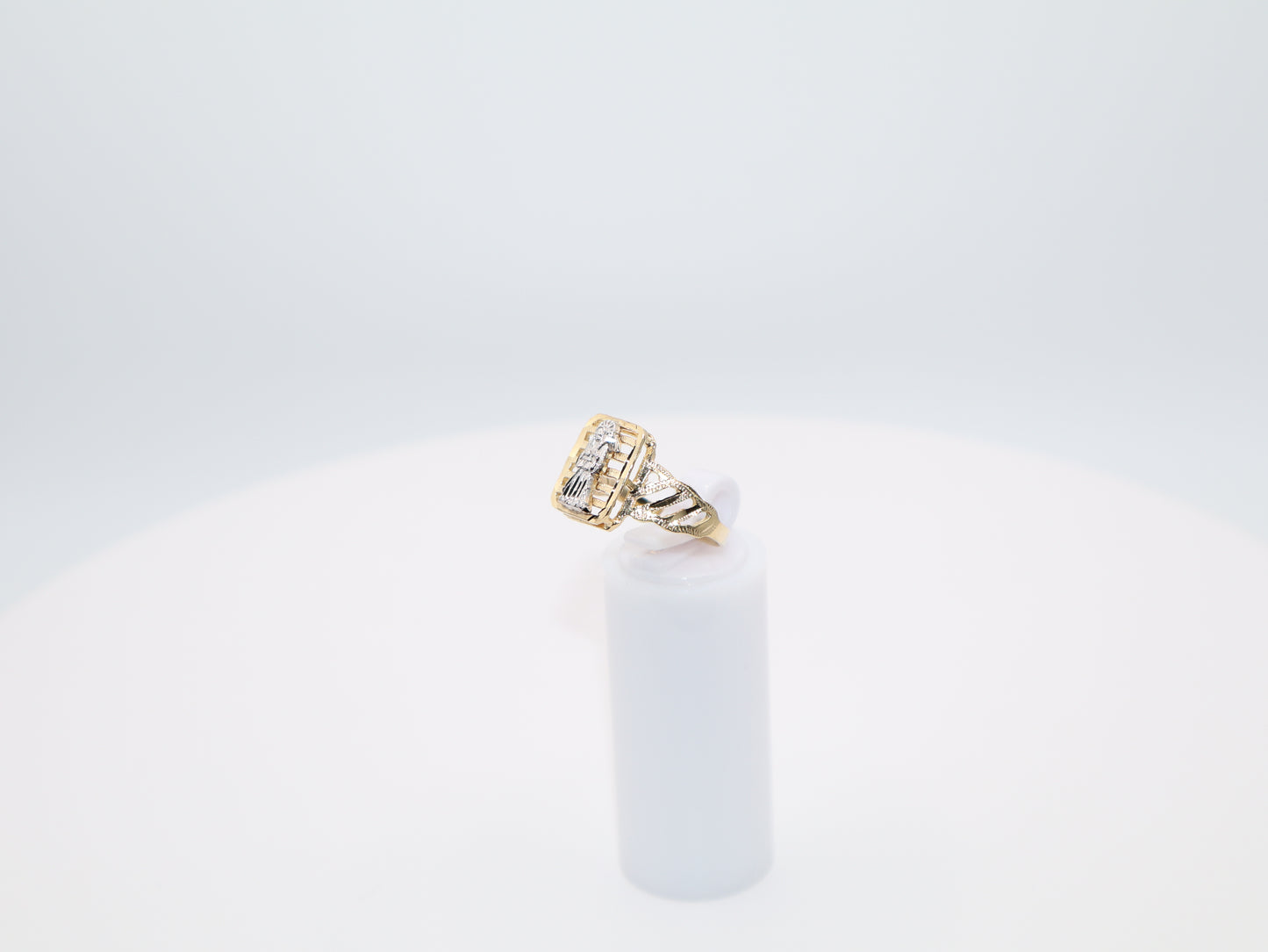 2.8g Size 7.5, 1.97mm Religious Ring