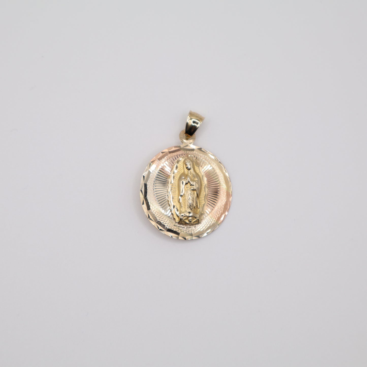Double Faced Jesus & Virgen De Guadalupe Charm
