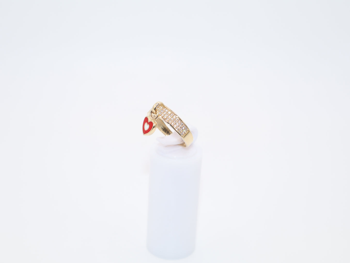2.4g Size 7.5, 2.92mm Heart Ring