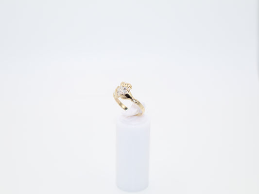 2.4g Size 7.75, 2.26mm Stone Bear Ring