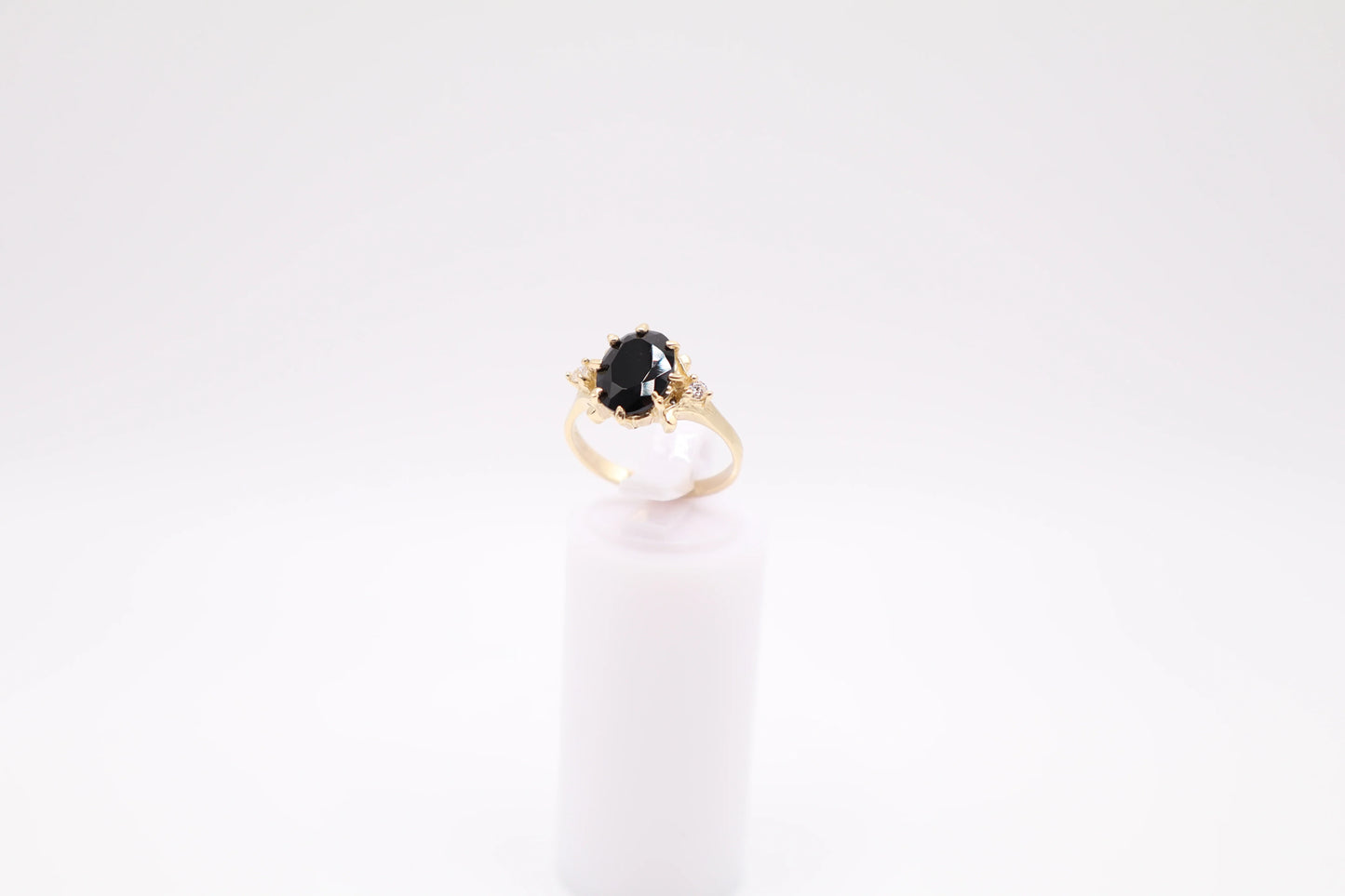 Size5, 1.8mm Black Stone Ring