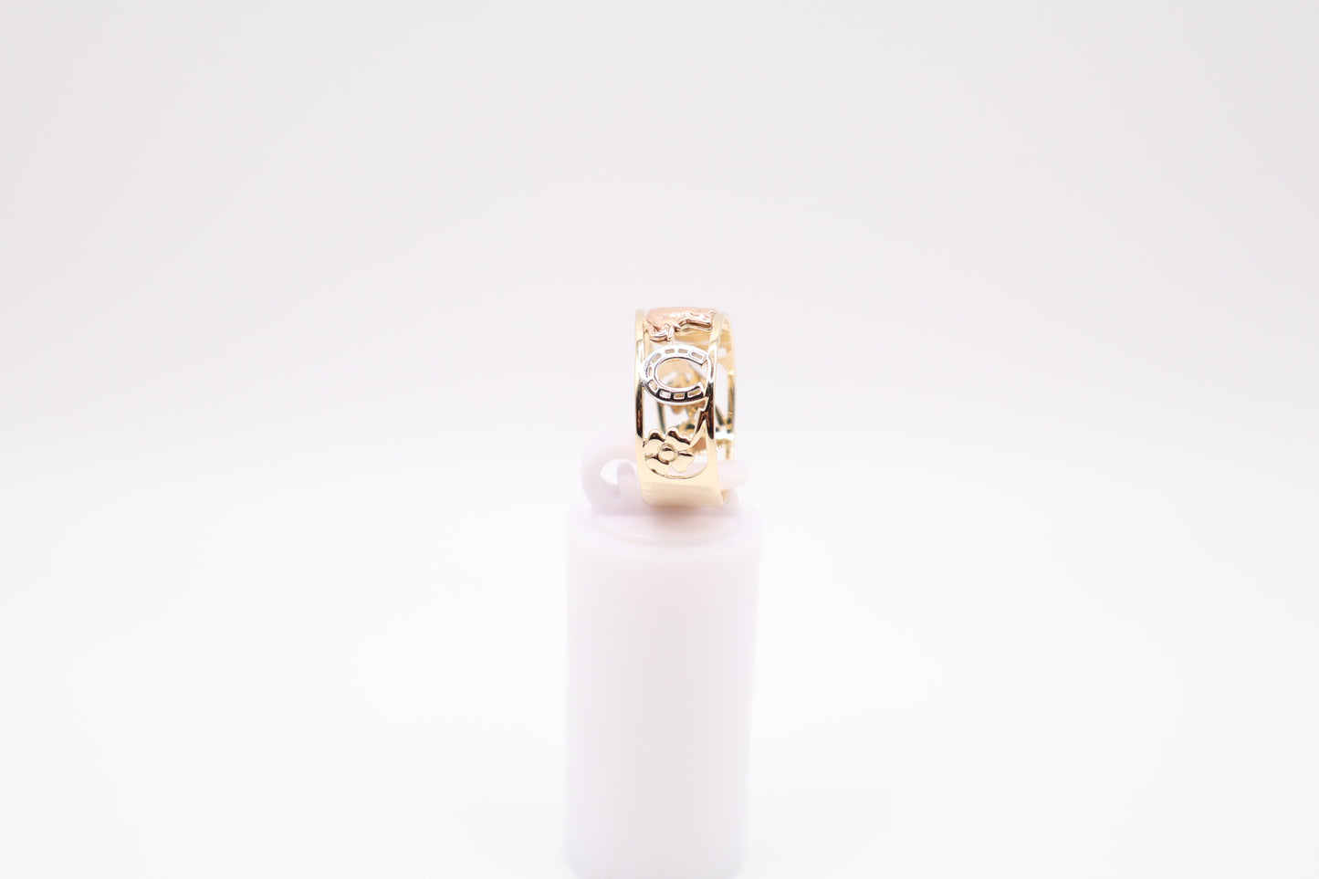 Size 8, 8mm Lucky Charm Ring