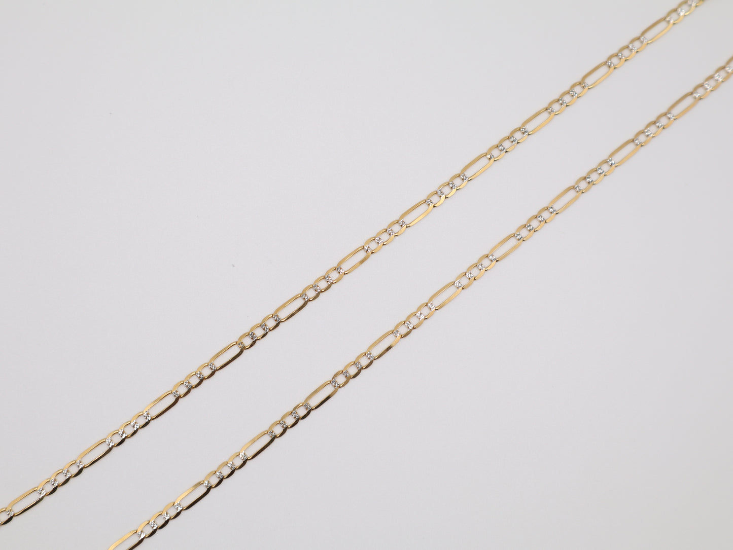 5.4g 18in, 3.3mm Figaro Necklace