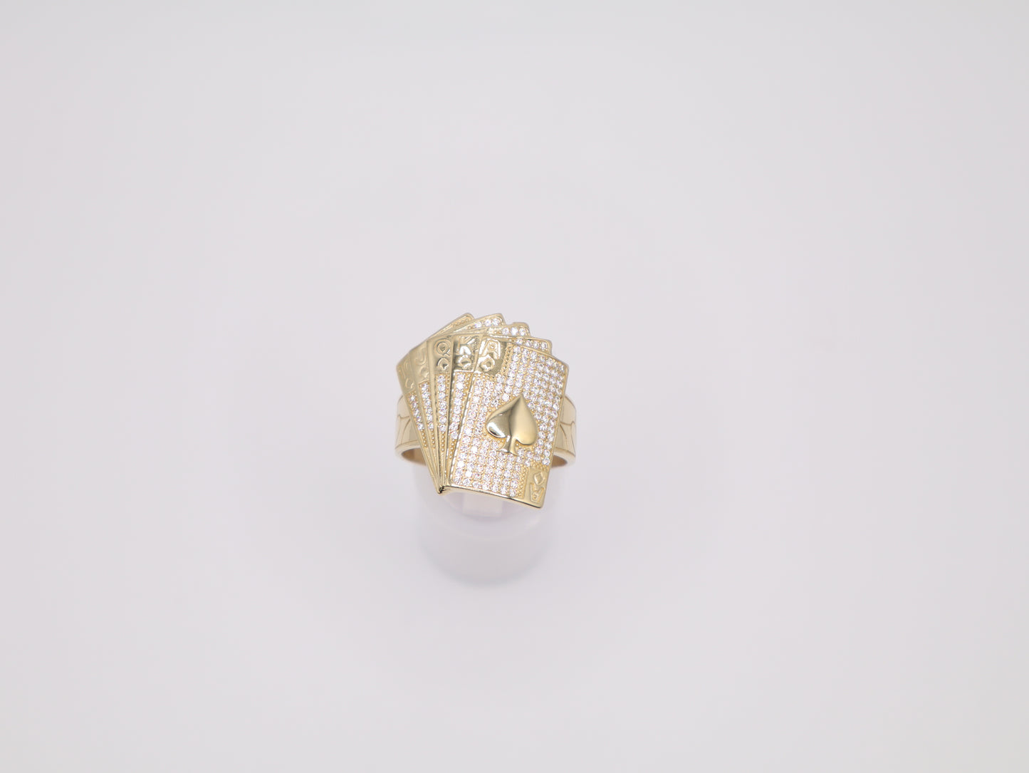 Size 10.5 4.7mm Deck of Cards Ring