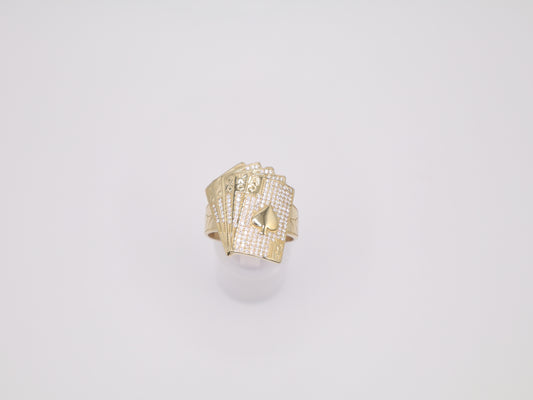 Size 10.5 4.7mm Deck of Cards Ring