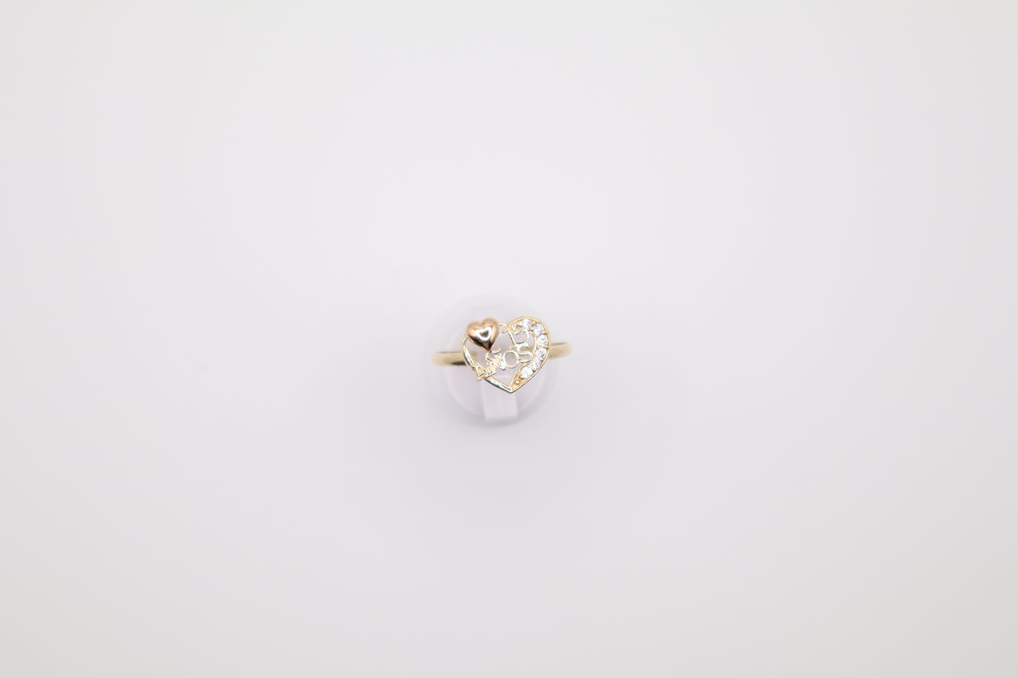 Size 8, 1.4mm Quinceanera Ring