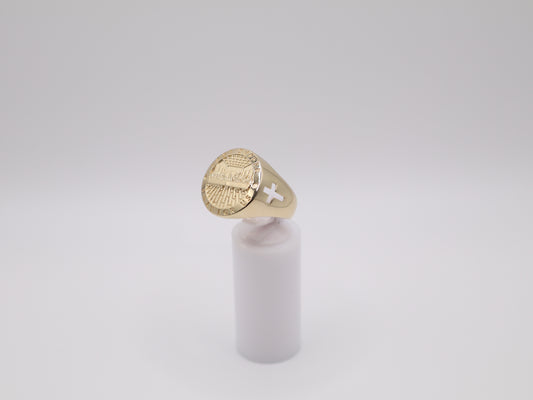8.8g Size 11, 4.5mm Last Supper Ring