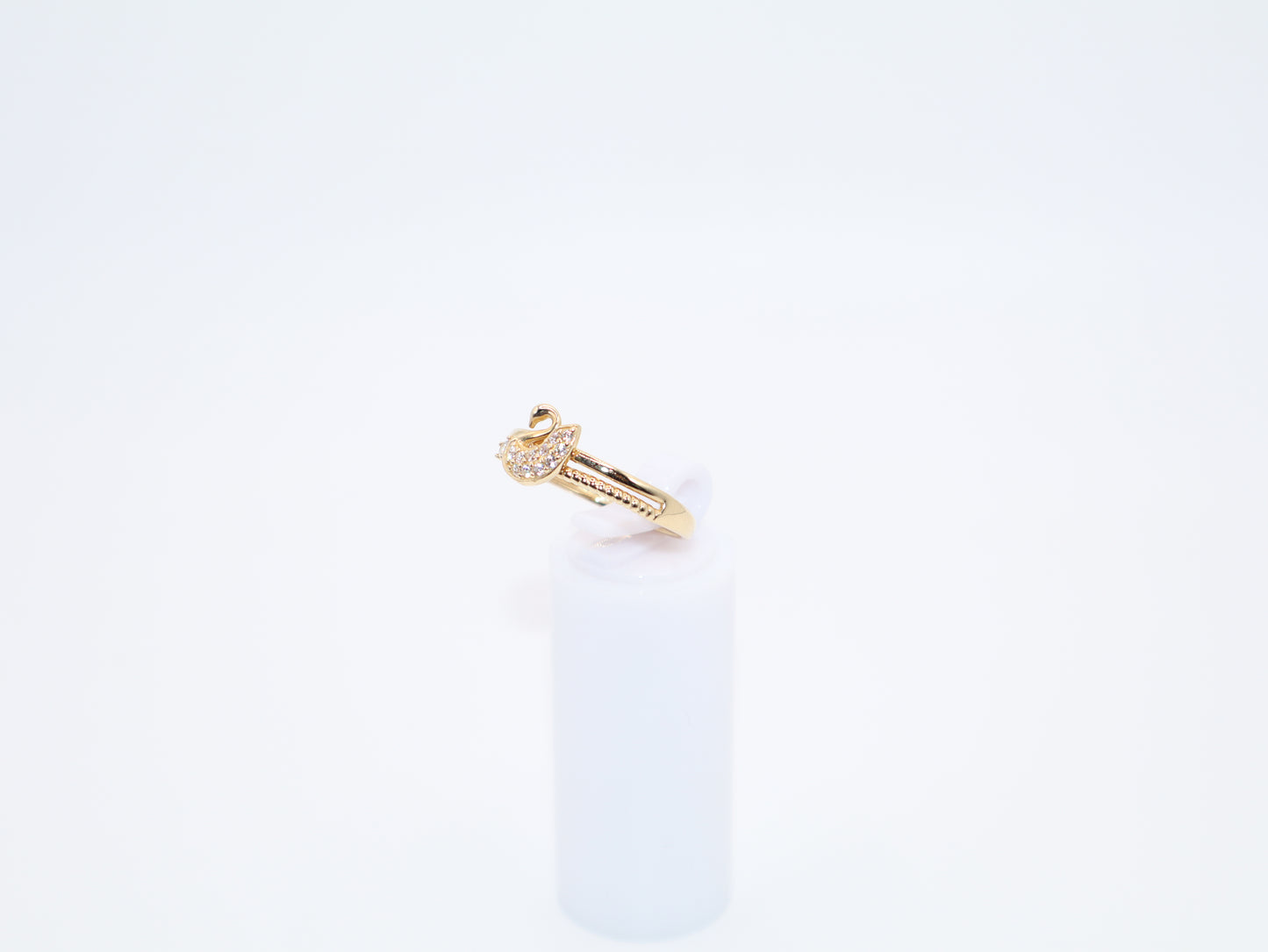 2.3g Size 9, 1.93mm Swan Ring
