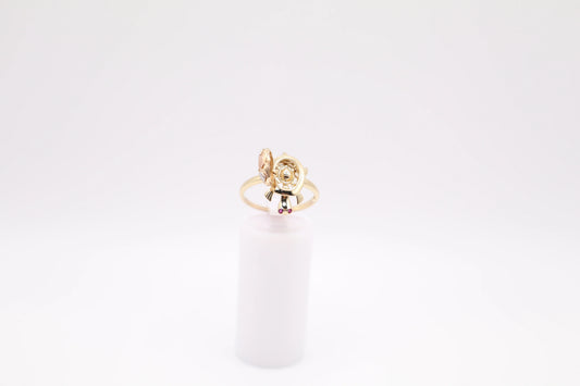 Size 8, 1.5mm Turtle shell Ring