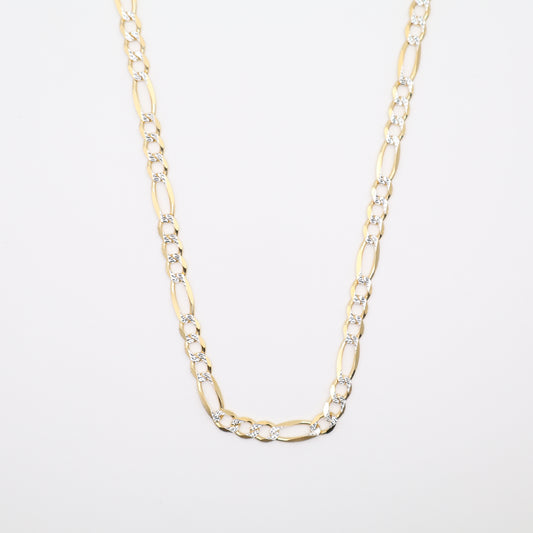 22" 4.7mm Diamond Cut Figraro Necklace