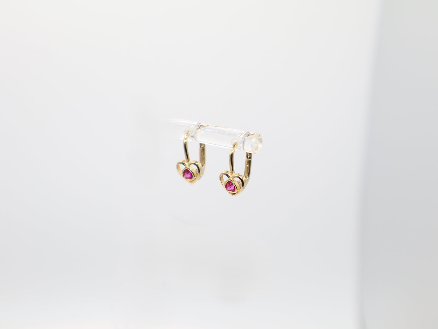 1.4g 0.5in, Heart Earrings