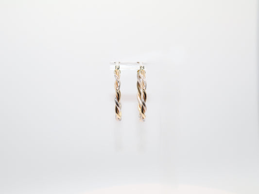 3g 1.5in, 3.7mm Hoop Earrings
