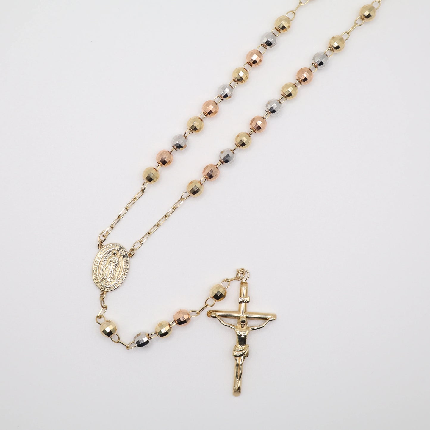 24" 5.8mm Tri-Color Rosary