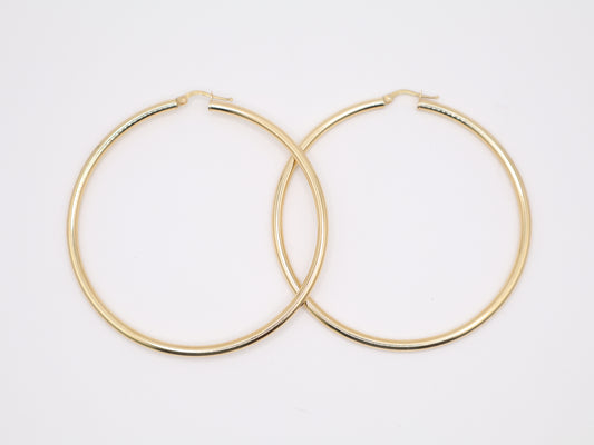 2.5" 2.98mm Hoop Earings