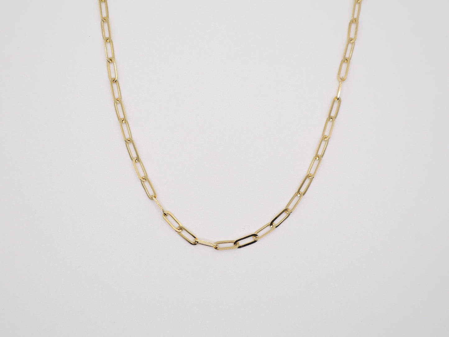 18in, 3.09mm Paperclip Necklace