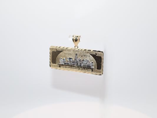 10.5g 1.75in, 1.59mm 100 Dollar Bill Charm