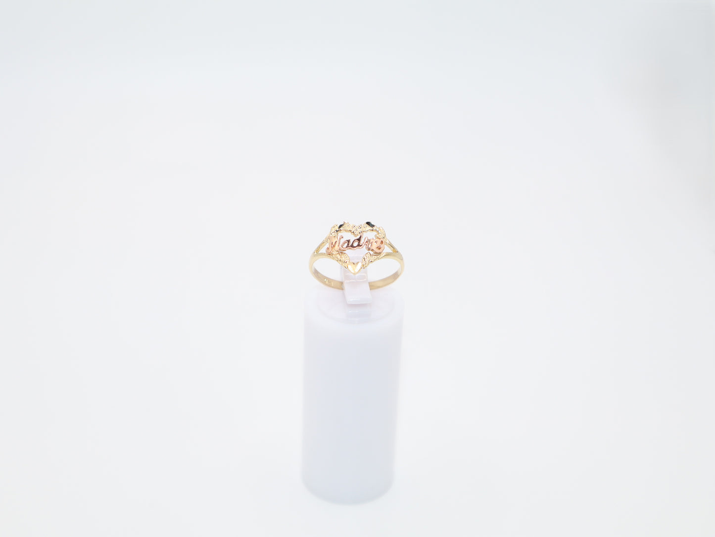 1.3g Size 6.75, 1.82mm "Madre" Heart Ring
