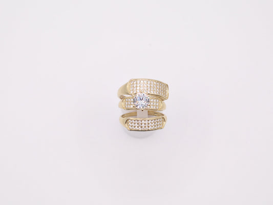 2.3mm Engagement Ring Set