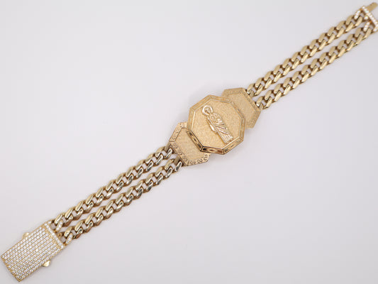 8.25" 13.54mm San Judas Bracelet