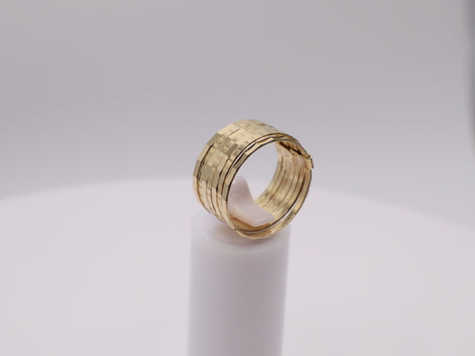 4.8g Size 9, 10.09mm Stacked Bangle Ring