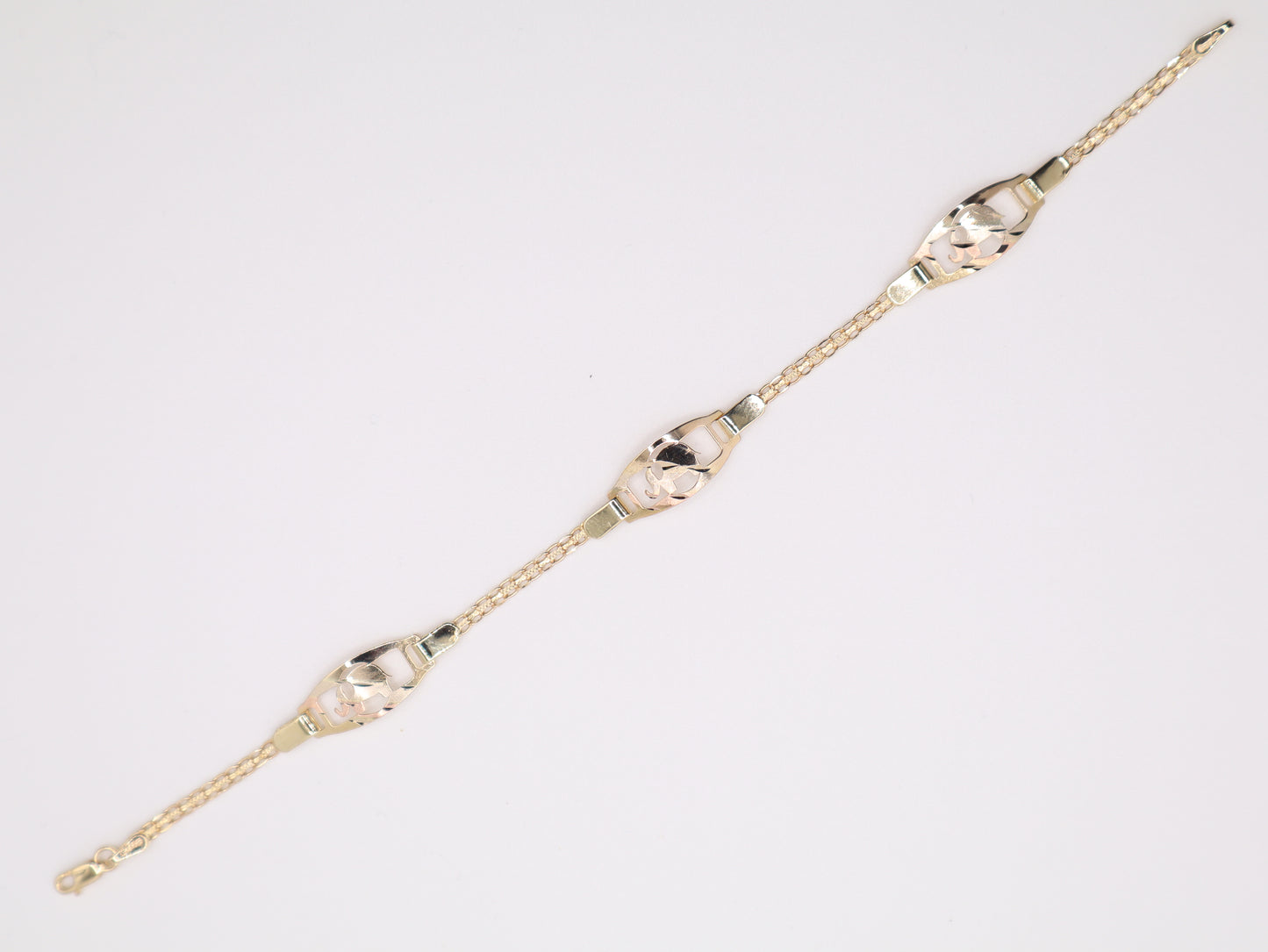 6.75" 7.8mm Elephant Bracelet