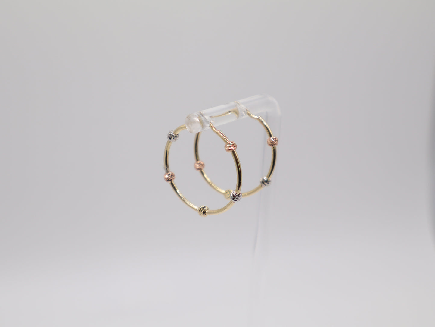 1.9g 1in 25mm, Hoop Tri-Color Contemporary