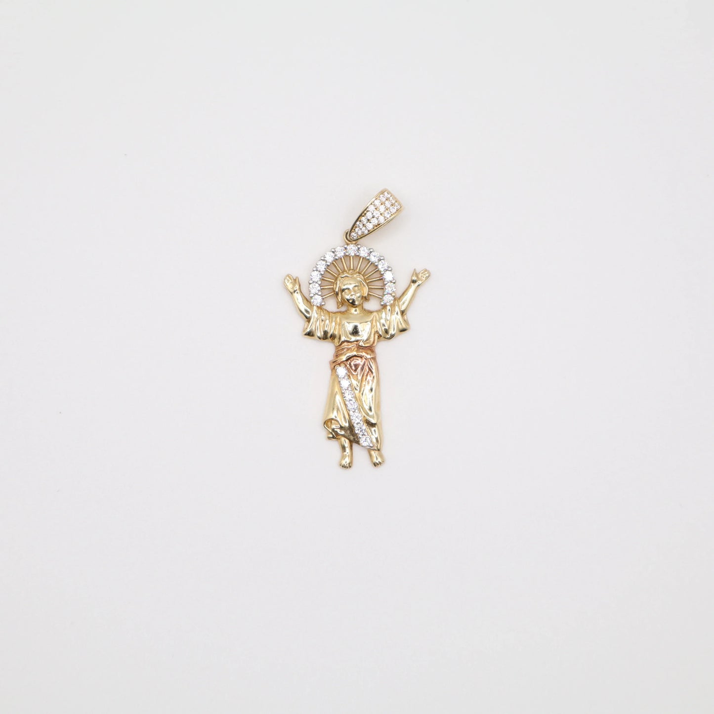 Studed Divine Child Charm