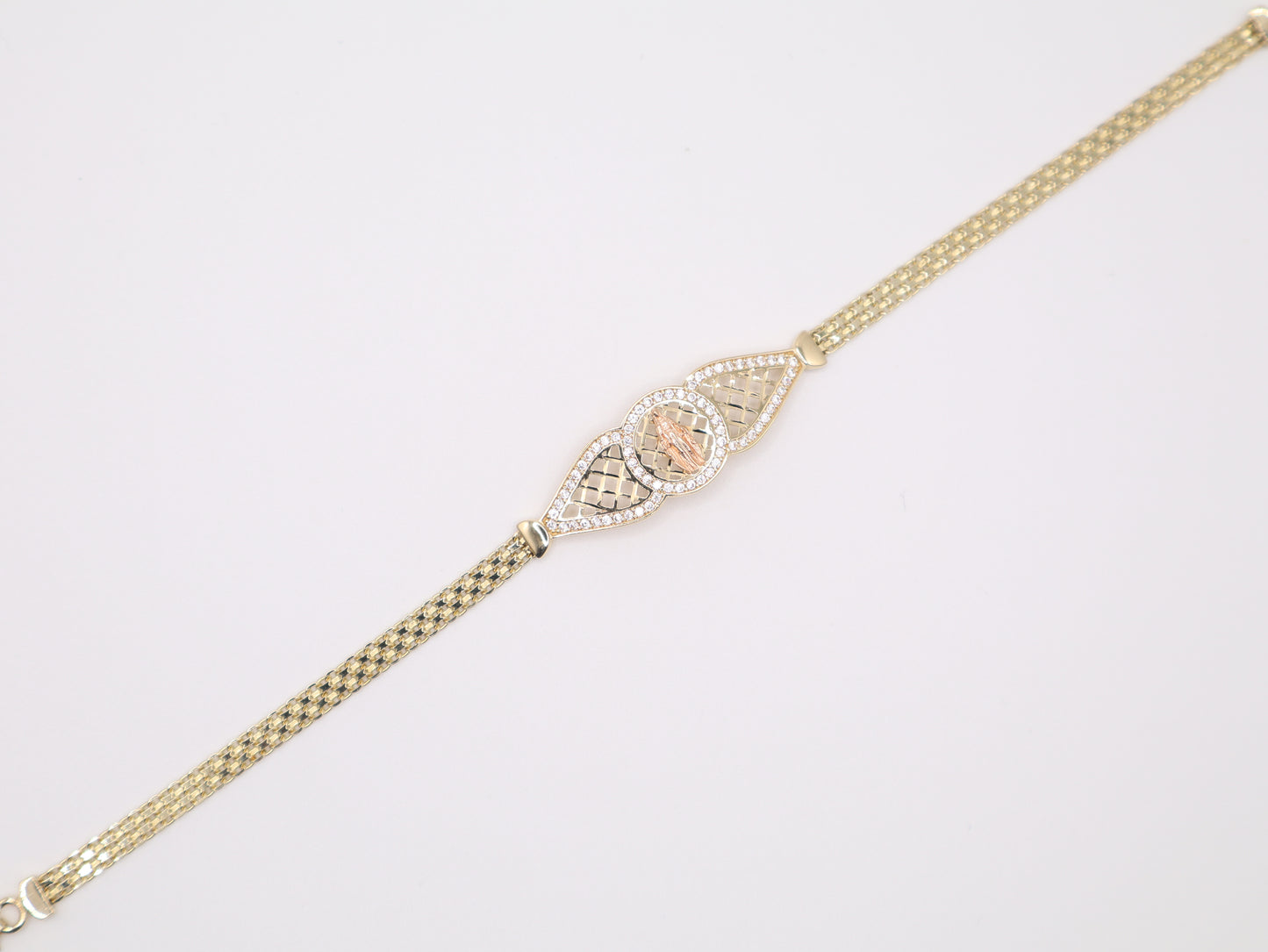 12mm Virgen de Guadalupe Bracelet