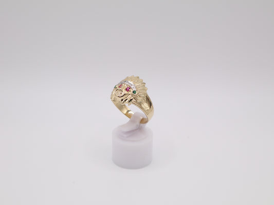 5g 10.25 Ring Size 4.2mm Indigenous Leader Ring