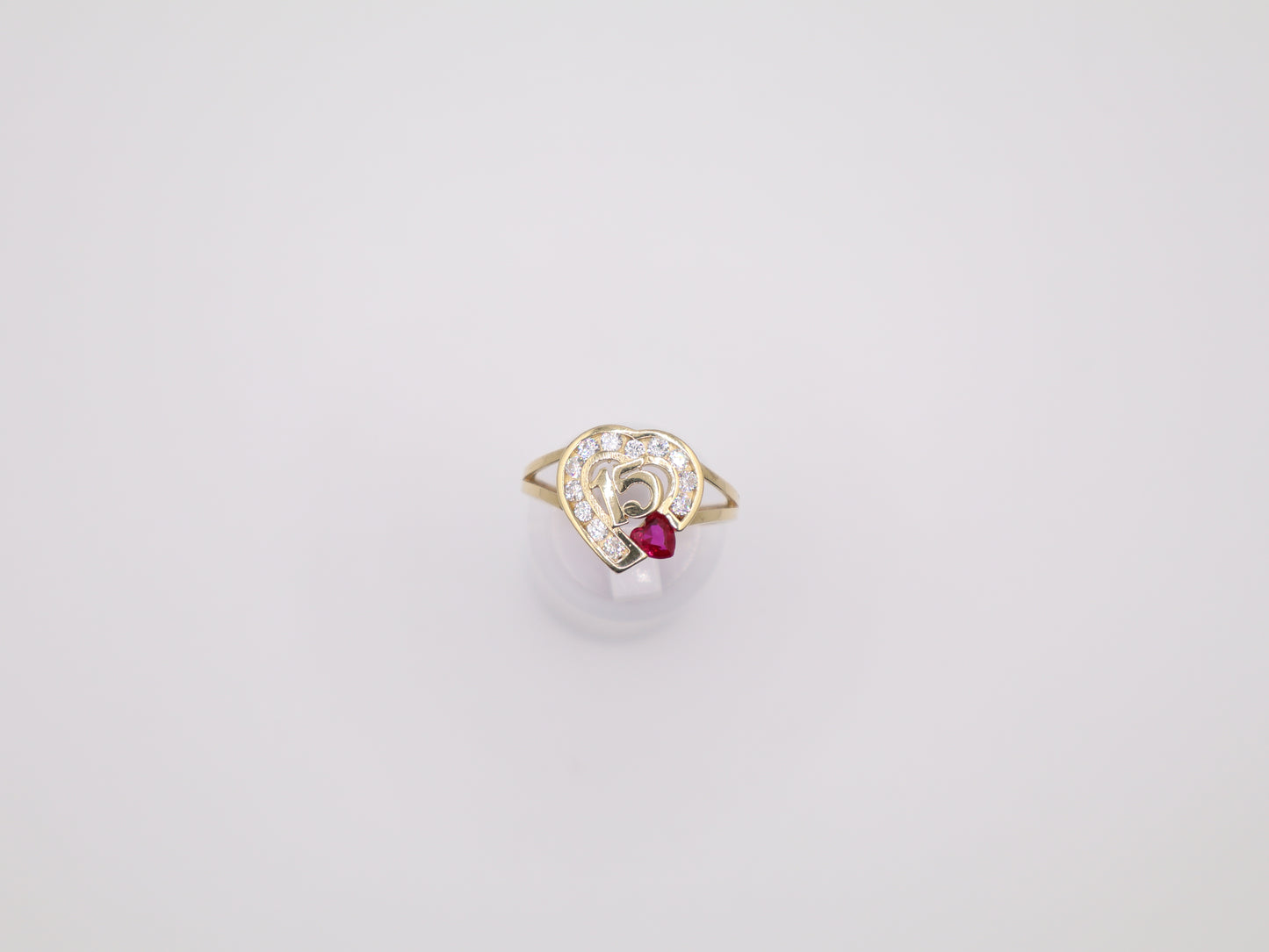 Size 8.5, 1.9mm, Quinceañera Ring