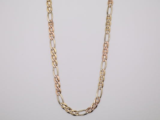24" 6.34mm Figaro Necklace