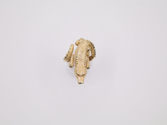 Size 8, 3.8mm Alligator Ring