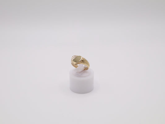 1.9g, 2 Ring Size, 4.35mm Engravable Heart Ring