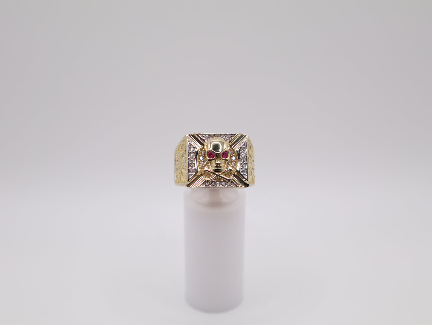 10g Size 11.5, 5.22mm Skull Ring