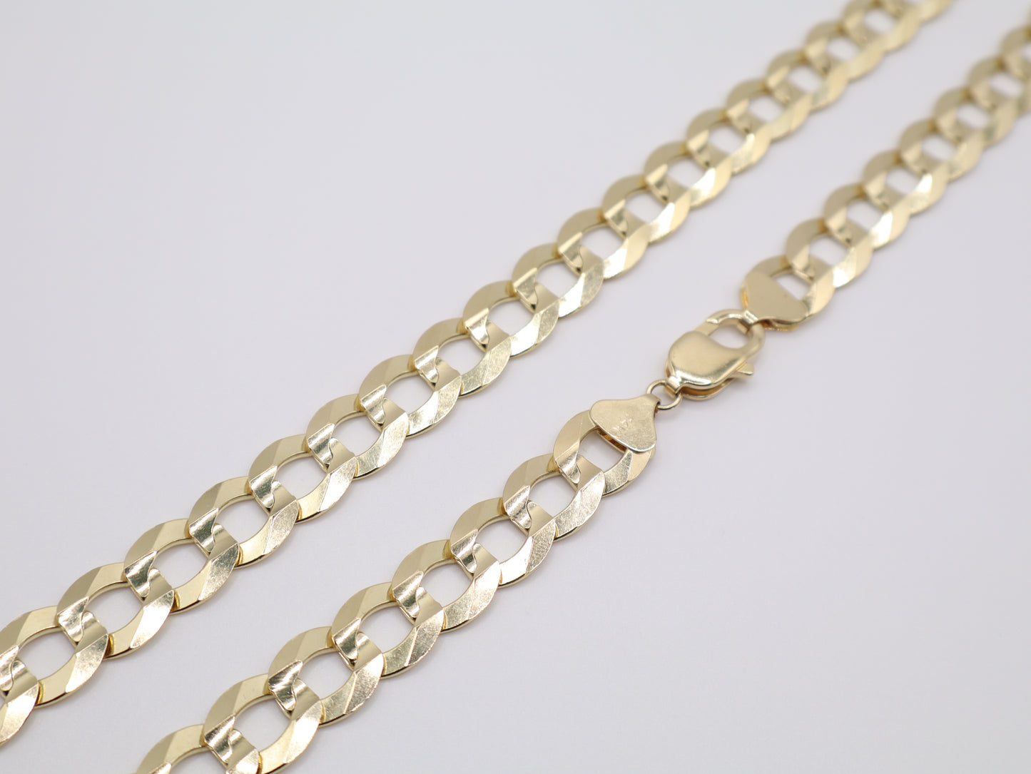 79.7g, 23.75in, 12.08mm Curb-Cuban Chain