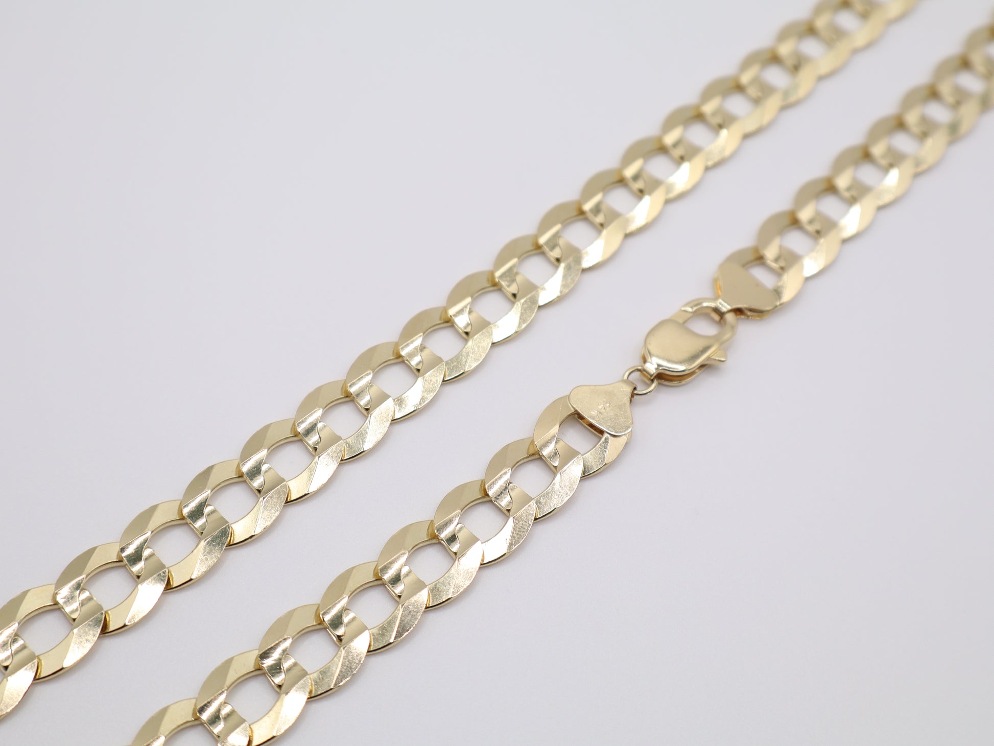 79.7g, 23.75in, 12.08mm Curb-Cuban Chain