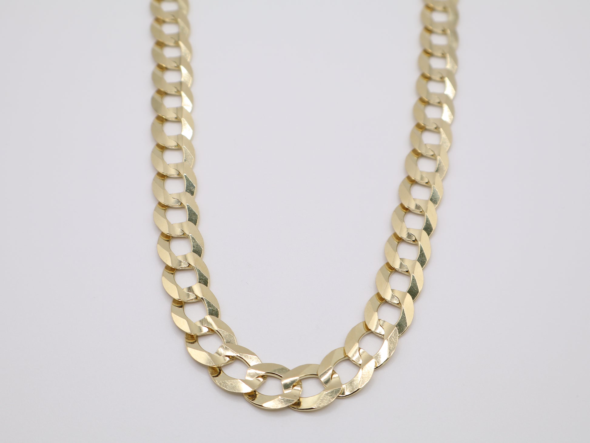 79.7g, 23.75in, 12.08mm Curb-Cuban Chain