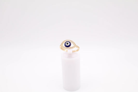 Size 7.5, 1.86mm Evil Eye Ring