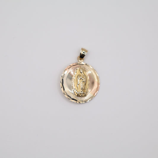 Double Faced Jesus & Virgen De Guadalupe Charm