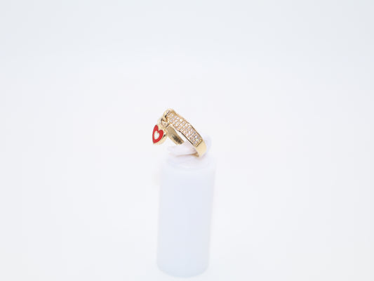 2.4g Size 7.5, 2.92mm Heart Ring