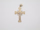 10.8g 2.81in, 40mm Christ on Cross Pendant