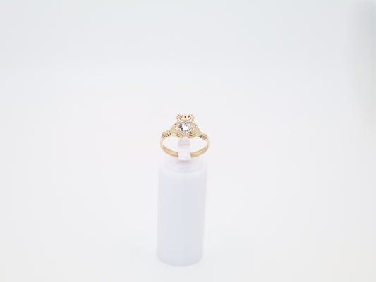 2.4g Size 7.75, 2.26mm Stone Bear Ring