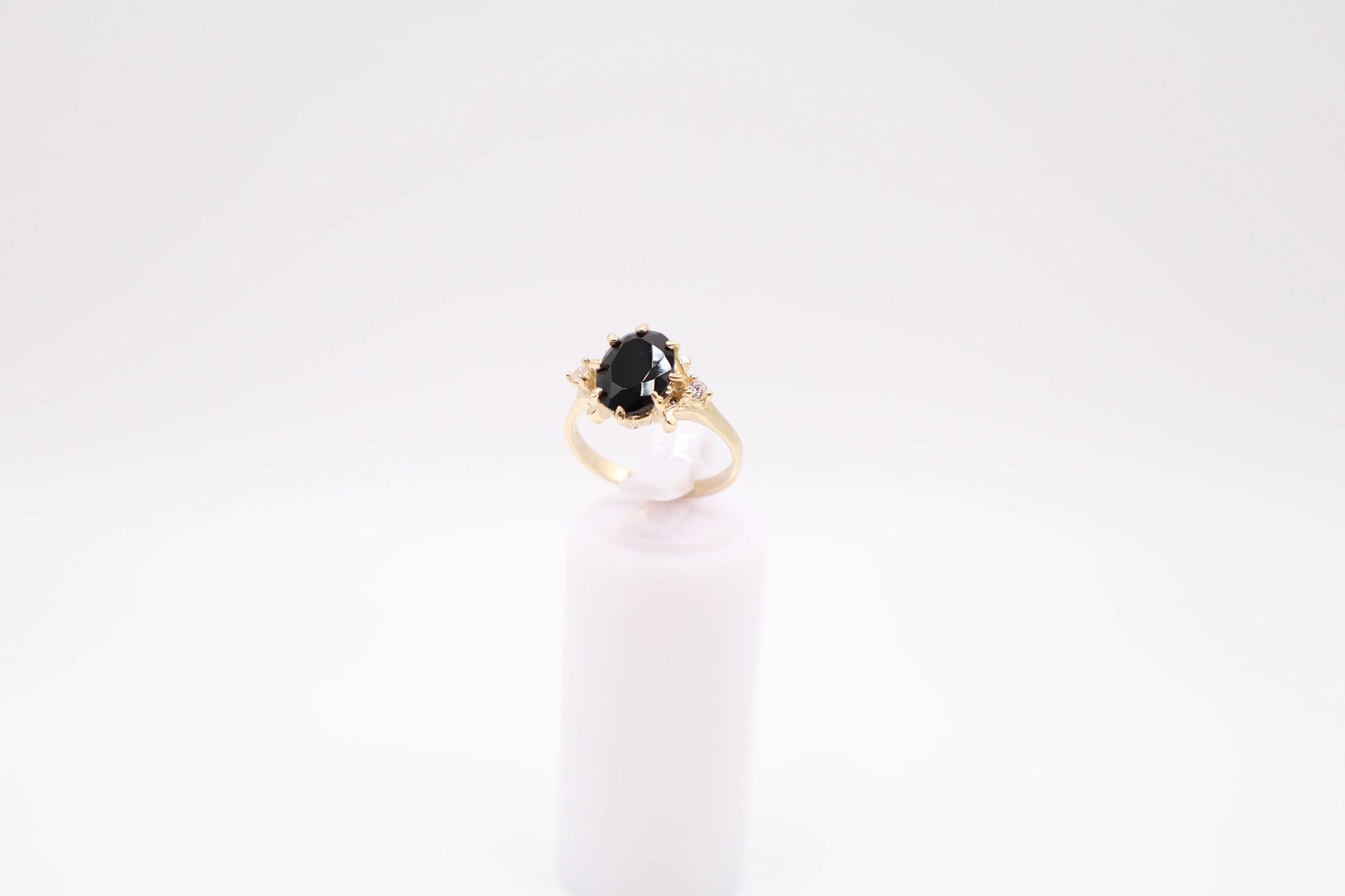 Size5, 1.8mm Black Stone Ring