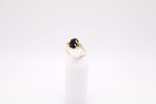 Size5, 1.8mm Black Stone Ring