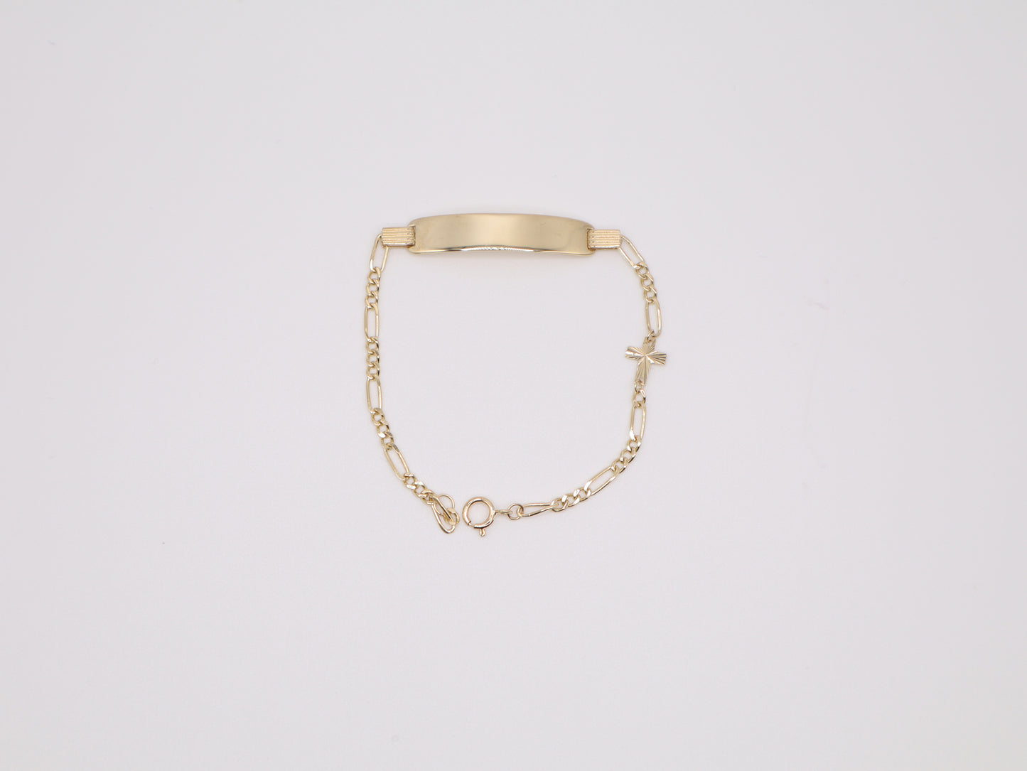 6" 2.33mm Engravable Plate Bracelet