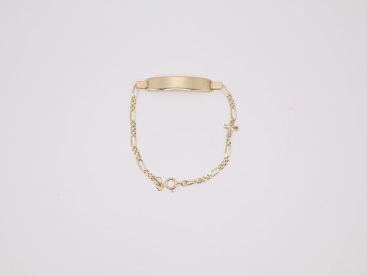 6" 2.33mm Engravable Plate Bracelet