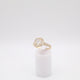 Size 7.5, 1.8mm White Stone Ring