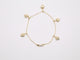 7" 6mm Heart Charm Bracelet