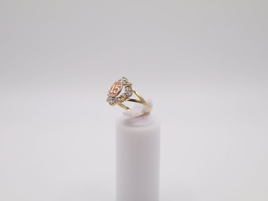Size 7, 1.7mm Quinceañera Ring