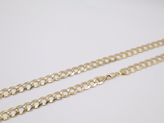 49.8g, 24in, 9.5mm Curb-Cuban Chain
